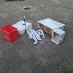 2x Gootsteen met wasbak