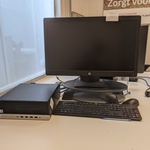 Computer met beeldscherm HP, Prodesk 600 G3 SFF, core i5 7th gen