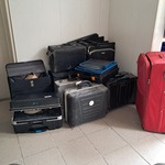 9x Diverse gereedschapkoffers