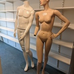 2x Paspop, man en vrouw