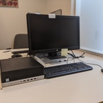 Computer met beeldscherm HP, Prodesk 600 G3 SFF, core i5 7th gen