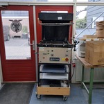 Vacumeermachine op verrijdbaar onderstel Mincke Vacutherm, PC/4, bouwj