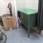 Werkplaatskast met inhoud