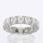 Exclusieve witgouden alliance ring met diamanten