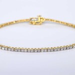Gouden tennisarmband met diamanten 2.50 carat