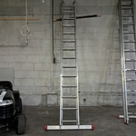 Uitschuifbare ladder 2×14 treeds