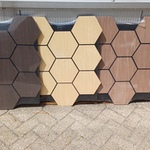 4x Hexagon akoestisch wandpaneel (1), Smoke, 2025