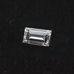 Diamant – 0.23 carat baguette geslepen diamant (gecertificeerd)