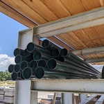 Ca. 18x Dubbel staafmat buizen groen