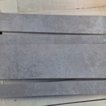 Ca. 19 m² Strokenmix betongrijs