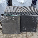 Ca. 6 m2 Betontegel antraciet