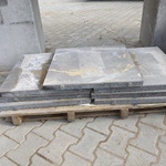 Ca. 2,5 m2 Keramiek met onderbeton grijs