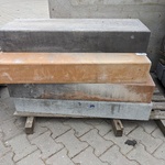 7x Traptreden beton, 100x35x15, gemengde kleuren