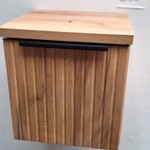 Toiletmeubel Thebalux, Sjithouse, ribbed navarro eiken