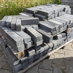 Ca. 3 m2 Waalformaat trommel grijs zwart