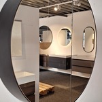 Spiegelkast rond Thebalux, Beat, mat zwart