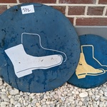 Verkeersbord veiligheid schoenen