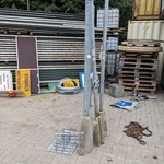 4x Hekwerkpalen