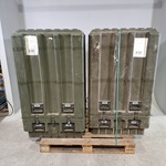 2x Kunststof transportkist