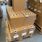 Ca. 18x Doos a 36 rollen tape, wit