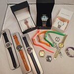 Collectie horloges, Wehrmacht, Cartier rep, Juicy Couture etc.