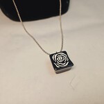 Zsiske dames collier – Black Rose – Thaise designer jewellery