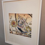 Takashi Murakami – Lithograaf – ”Rising King” in nieuwe lijst