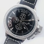 Chronograaf herenhorloge met duik-kroon