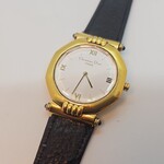 Christian Dior octagon horloge – Verguld goud 10 micron