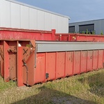 20 m3 haakarm afzetcontainer met milieu kleppen, 2015