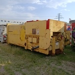 18 m3 haakarm afzet perscontainer, Husmann, geel, 2009
