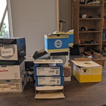 Assortiment diverse schuurpads o.a. Festool