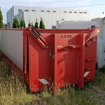 19 m3 haakarm afzetcontainer met milieu kleppen, Buitenhuis, 2014