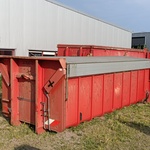 20 m3 haakarm afzetcontainer met milieu kleppen
