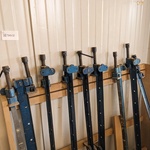 9x Lijmklem, ca. 150cm