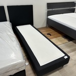 Geveerde box, zwart