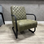 Fauteuil Sander, microleder
