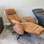 Relaxfauteuil 2 motorig, Hjort-Knudsen, cognac