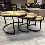 Salontafelset van 3, goud