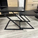 2 delige salontafelset Zigzag, zwart