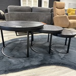3 delige salontafelset, zwart