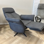 Relaxfauteuil 2 motorig, antraciet