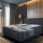 Elektrische boxspringcombinatie M-Ray, Sense Exclusief, Antraciet