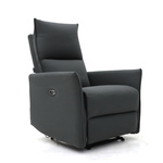 Elektrische lounge fateuil, Dark grey, 2025