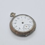 Zilveren mechanisch zakhorloge