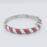 Antieke Sterling Zilveren Armband Cloisonné