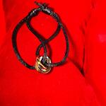 Dames armband zwart