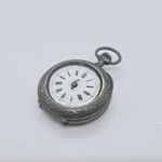 Zilveren mechanisch zakhorloge