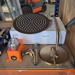 Regendoucheset, inbouw Round, Brushed gold