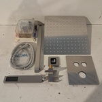 Regendoucheset, inbouw, RVS geborsteld